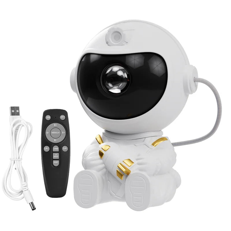 Astronaut Galaxy Projector – Night Sky Lamp with Remote Control