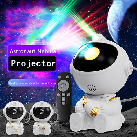 Astronaut Galaxy Projector – Night Sky Lamp with Remote Control