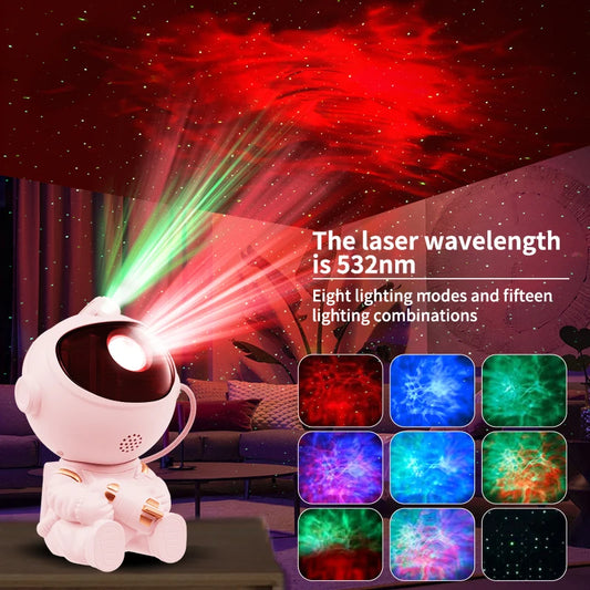 Astronaut Galaxy Projector – Night Sky Lamp with Remote Control