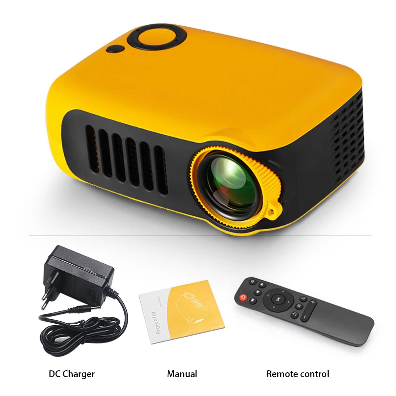 Mini Portable Projector – HD Home Cinema for Movies & Gaming