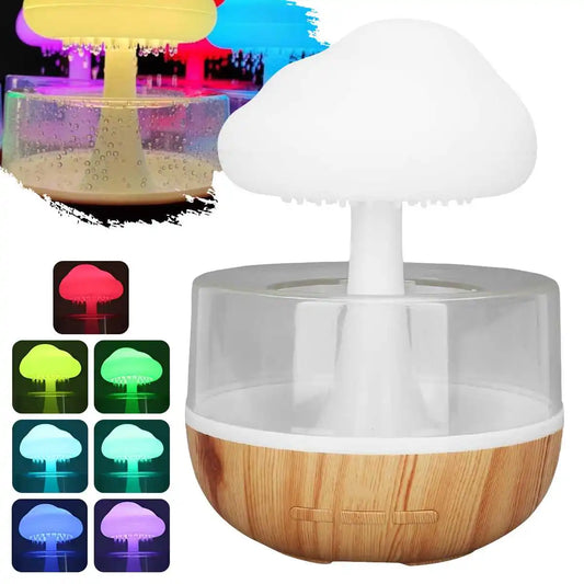 Rain Cloud Humidifier – Relaxing Raindrop Night Light